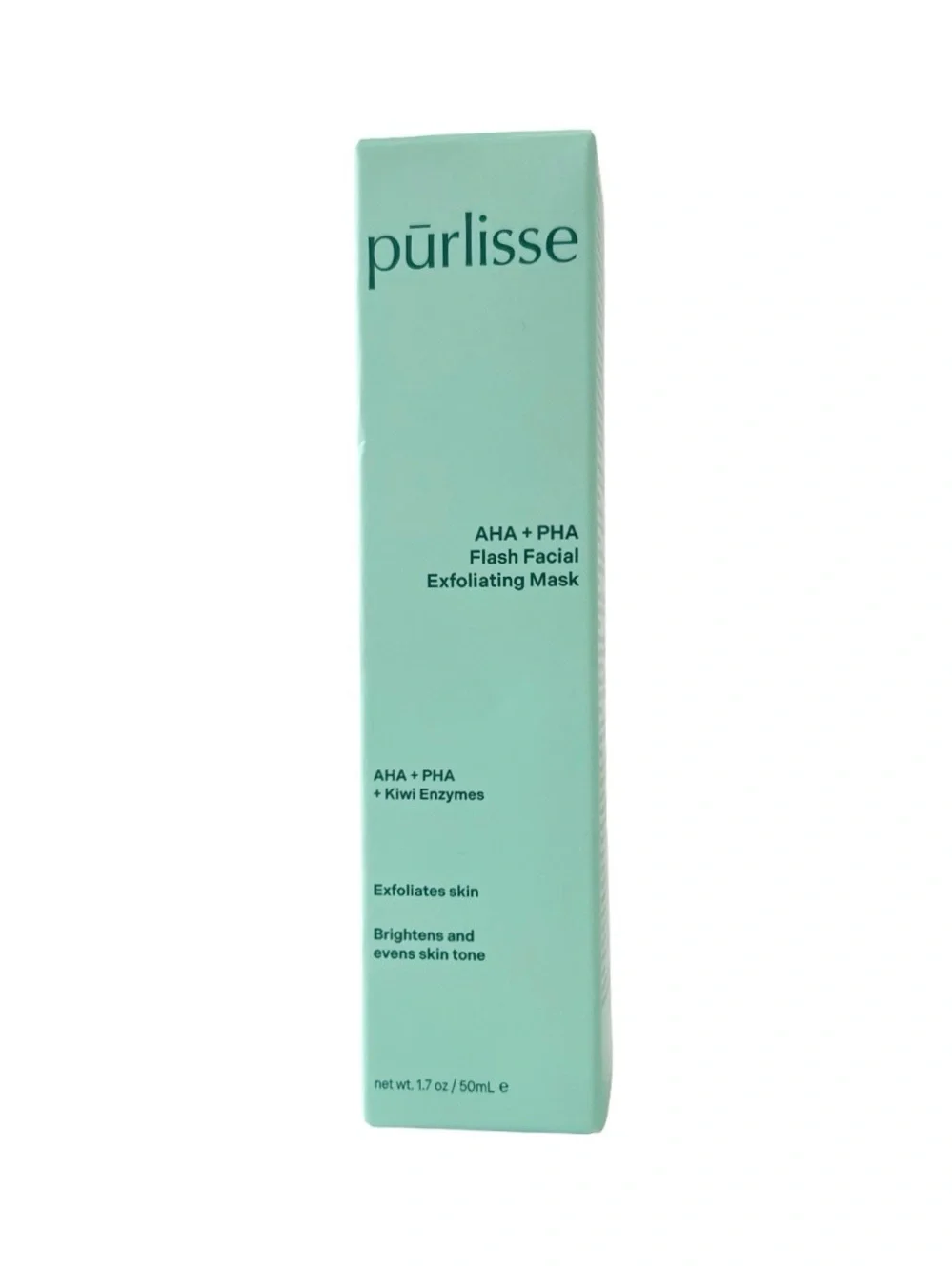 Purlisse Beauty AHA + PHA Flash Facial Exfoliating Mask NIB